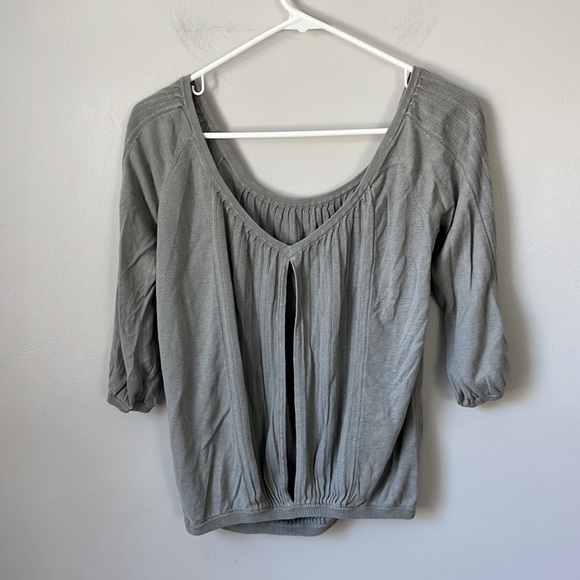 Club Monaco Sage Top Open Back Small - Picture 5 of 5